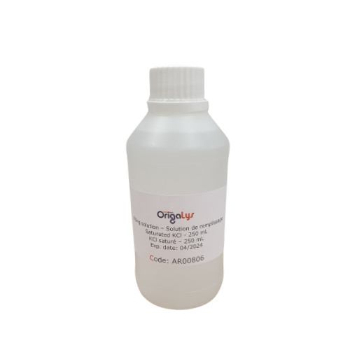 OrigaSens - Solution de remplissage KCl saturé - 250 mL 
