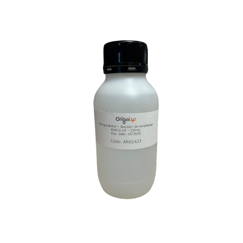 OrigaSens - Solution de remplissage KOH 0.1M - 250 mL 