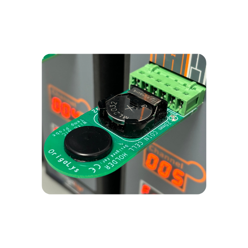 OrigaLine - Support Batterie pile bouton - Type CR2032 (avec insertion sur le dessus)