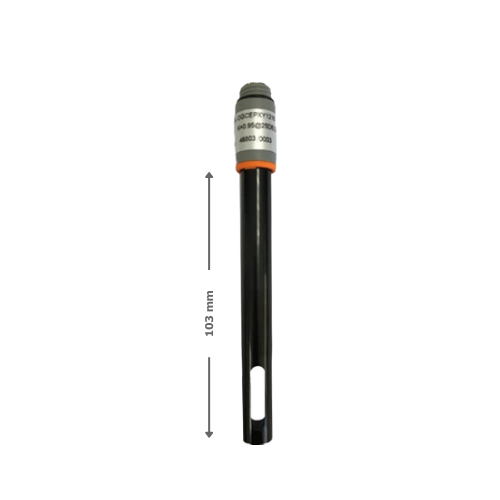 OrigaSens - Cellule de conductivité 103 mm ø12 Epoxy Type CDC754-9 avec 2 plaques de graphite (C)
